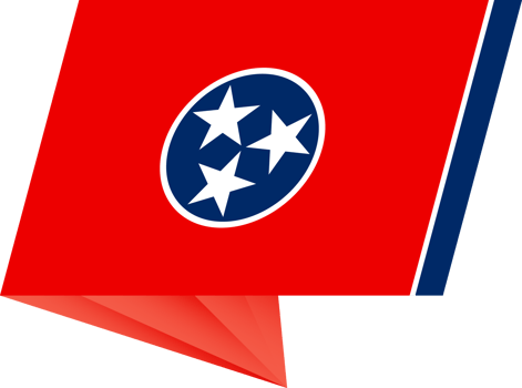 Tennessee pin flag png
