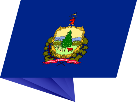 Vermont pin flag png