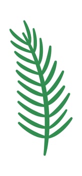 Fir flat icon Evergreen Christmas plants decorations vector