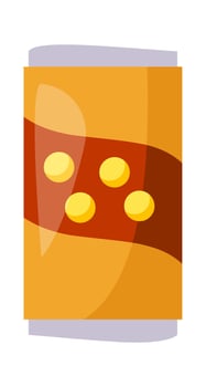 Can for carbonated drink Vending products Illustration Hand Drawn Icon vector