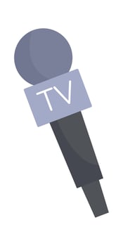 TV sound recording equipment flat icon vector