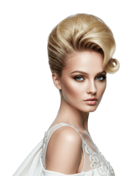 Elegant bridal portrait studio fashion photography contemporary close-up beauty png