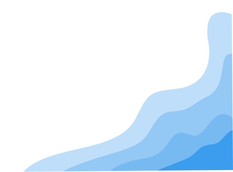 Blue Layered Wave Form png