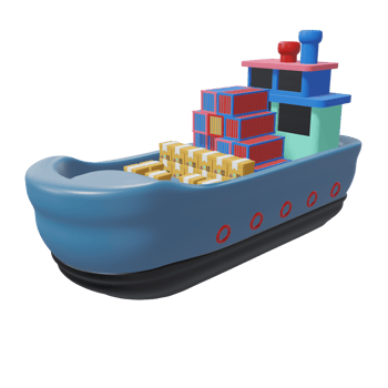 3D ICON CONTAINER SHIPPING png
