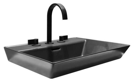 Ceramic black basin. png