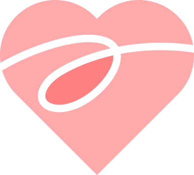 Pink doodle heart love png
