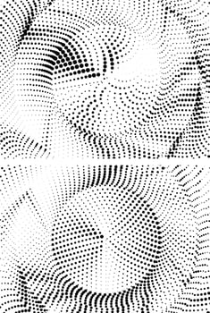 black and white dots, Black and white dots form a seamless abstract halftone pattern, a modern art illustration with geometric elements for a stylish backdrop vector