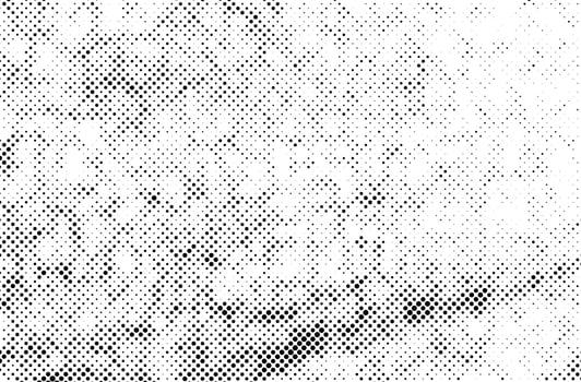 Black and white abstract background with a seamless vintage doted pattern, vintage halftone textured illustration, or grunge style decoration vector