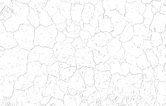 white cracked concrete background with cracks vector