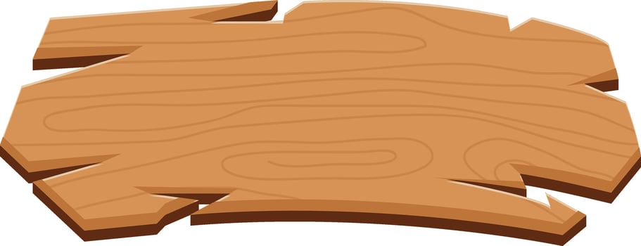 Wooden Sign Board. Design Element vector