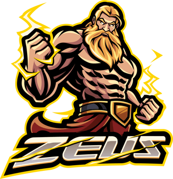 Zeus god mascot logo png
