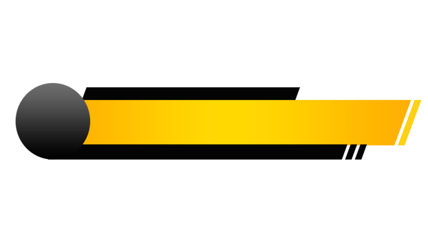 Simple and elegant lower third title bar for TV shows and news broadcasts png
