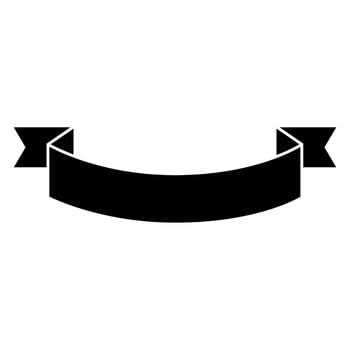 Decorative ribbon banner icon over white background. colorful design. illustration design for web. vector