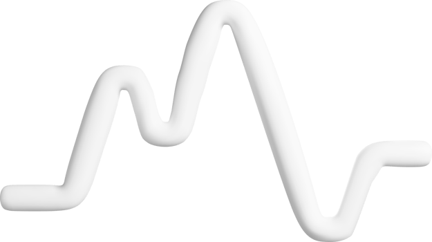 3D Abstract Line Wave Sculpture Design png