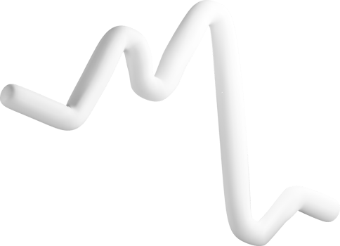 Abstract 3D Shape in Wavy Line Formation png