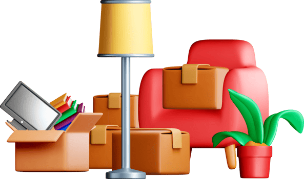 3D Furnishings and Moving Supplies Setup png