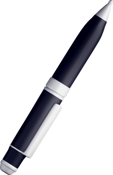 Realistic 3D Rendering of a Pen Design png