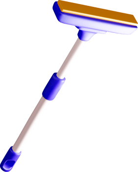 3D Cleaning Tool with Ergonomic Grip Design png