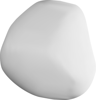 Abstract 3D Shape with Smooth Curves and Angles png