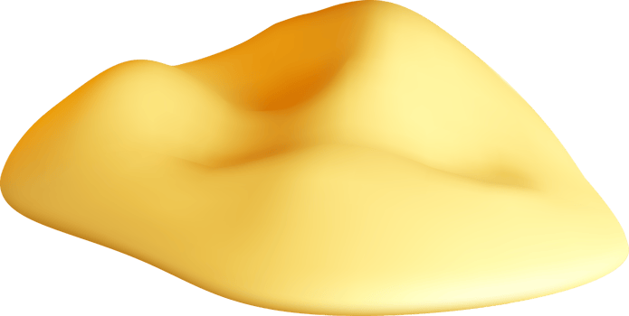 Realistic 3D Render of Melted Cheese Texture png