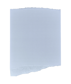 Torn striped paper sheet on transparent background file png
