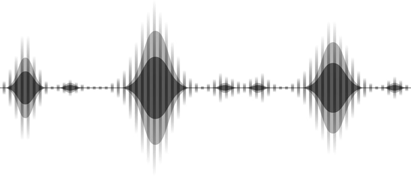 Sound waves are creating a dynamic audio spectrum visualization on white background, representing audio signal processing, music vibrations, and voice recognition technology vector