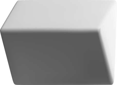 3D Geometric Shape with Smooth Edges png