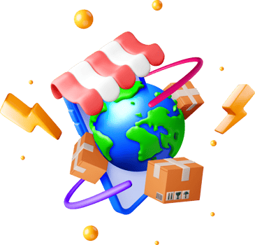 3D Global Shipping and Logistics Concept png