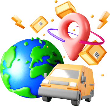3D Delivery and Logistics Concept Design png