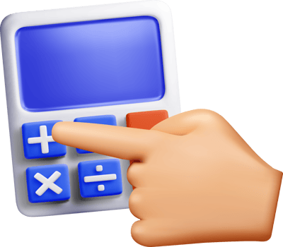 3D Calculator with Interactive Touch Input png