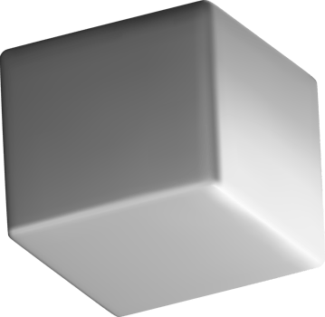 Abstract 3D Cube with Soft Lighting Effects png