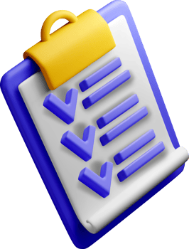 3D Clipboards with Checkmarks for Productivity png
