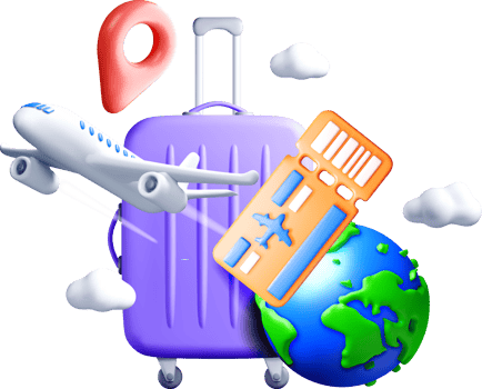 3D Travel Essentials for Adventure Seekers png