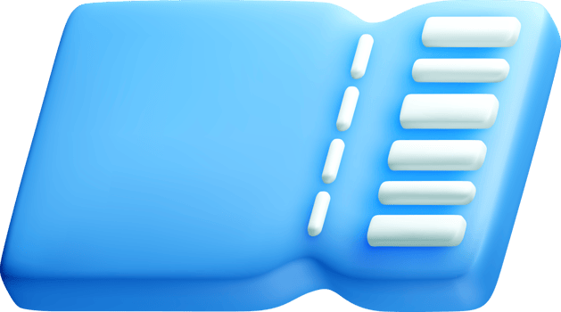 3D Model of a Blue Object with Details png