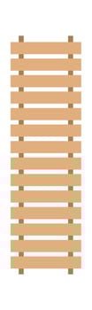 Wooden decor element flat icon Architecture and landscape Flat Illustration vector