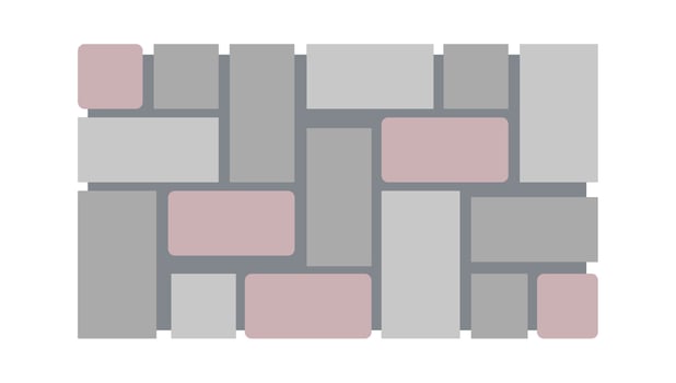 Paving path flat icon Architectural and landscape elements Flat Illustration Hand Drawn Icon vector