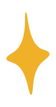 Decor element flat icon Star for spa salon vector