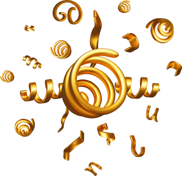 Golden 3D Abstract Shapes in Dynamic Formation png