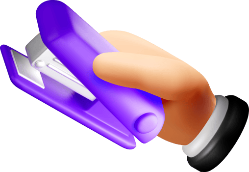 3D Stapler A Realistic Handheld Icon png