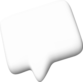 Three-Dimensional Speech Bubble Design png