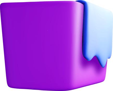Colorful 3D Abstract Shape with Fluid Texture png