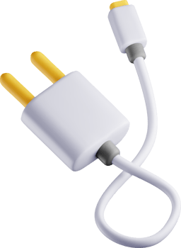 3D Charging Plug and Connector Showcase png