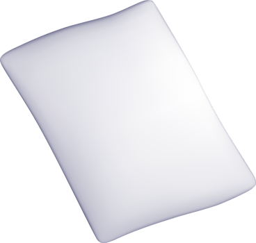 3D Rendering of a Soft Pillow Design png