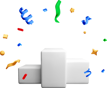 Colorful 3D Celebration Elements in Motion. png