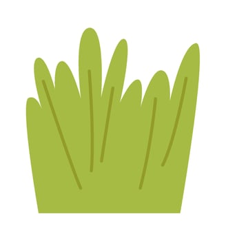 Bush flat icon Herb cultivated in greenhouse Flat Illustration Icon vector