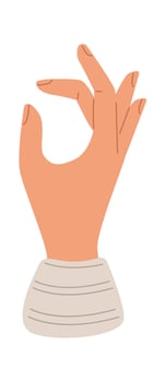 Hand of chess players flat icon Flat Illustration vector