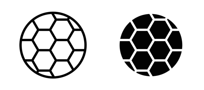 Football icon stock illustration set vector