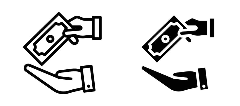 loan icon stock illustration set vector