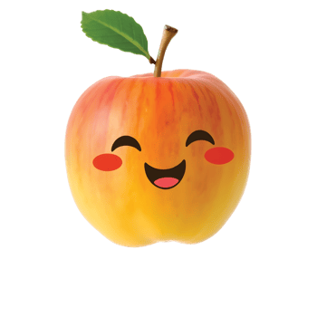 Cute Happy Apple png