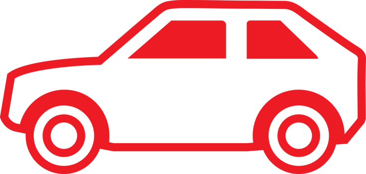 Car red icon png